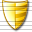 Shield Yellow Icon 32x32