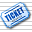 Ticket Blue Icon 32x32