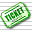 Ticket Green Icon 32x32