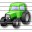 Tractor Green Icon 32x32