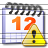 Calendar Warning Icon 48x48