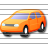Car Compact Orange Icon 48x48