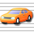 Car Sedan Orange Icon 48x48