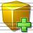Cube Yellow Add Icon 48x48