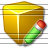 Cube Yellow Edit Icon 48x48