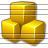 Cubes Yellow Icon 48x48
