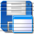 Disk Blue Window Icon 48x48