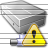 Harddisk Network Warning Icon 48x48