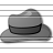 Hat Gray Icon 48x48