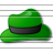 Hat Green Icon 48x48