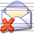 Mail Delete Icon 48x48