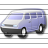 Minibus Grey Icon 48x48