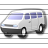 Minibus White Icon 48x48