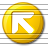 Nav Up Left Yellow Icon 48x48