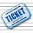 Ticket Blue Icon 48x48