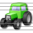 Tractor Green Icon 48x48